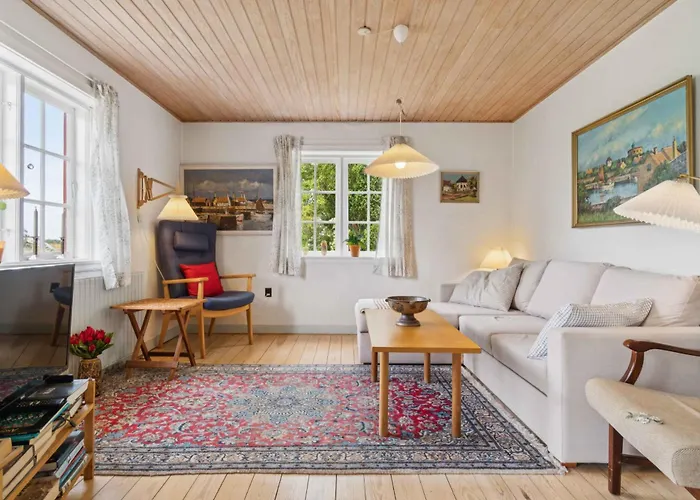 Family Near Beach, Town And Nature *